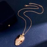 BVLGARI 蜂巢红色眼睛蛇头项链 2020款 - 1