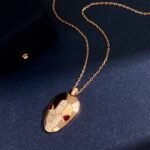 BVLGARI 蜂巢红色眼睛蛇头项链 2020款 - 8