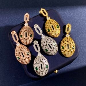 BVLGARI 蛇头耳钉
